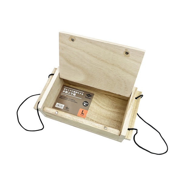 活きエサが長持ちする木製エサ箱